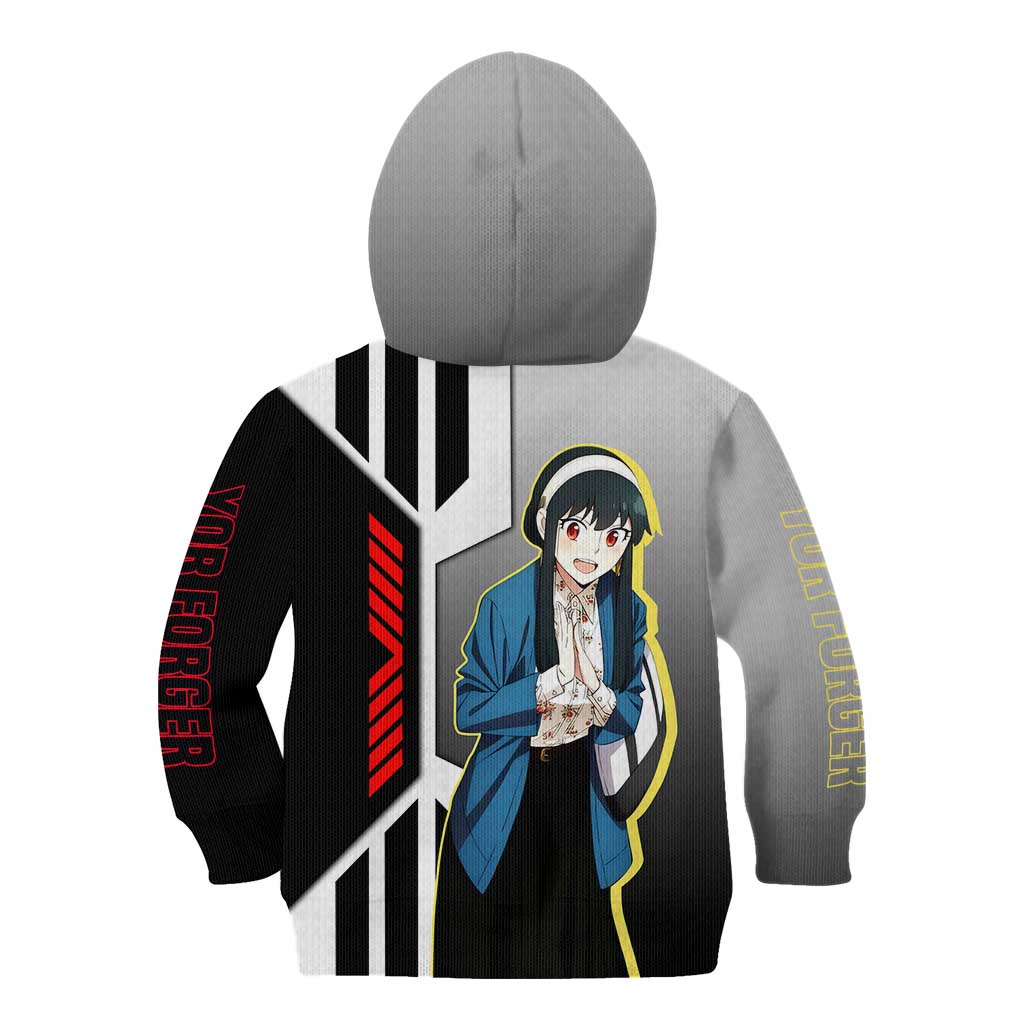 Yor Forger from Spy x Family Kid Hoodie with Cool Posing and Character Design - The Mazicc