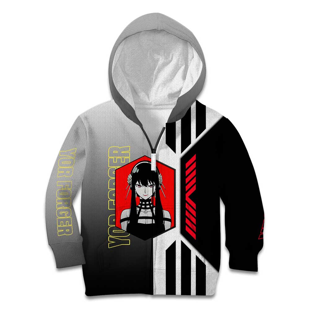 Yor Forger from Spy x Family Kid Hoodie with Cool Posing and Character Design - The Mazicc