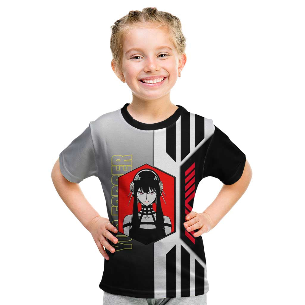 Yor Forger from Spy x Family Kid T Shirt with Cool Posing and Character Design - The Mazicc