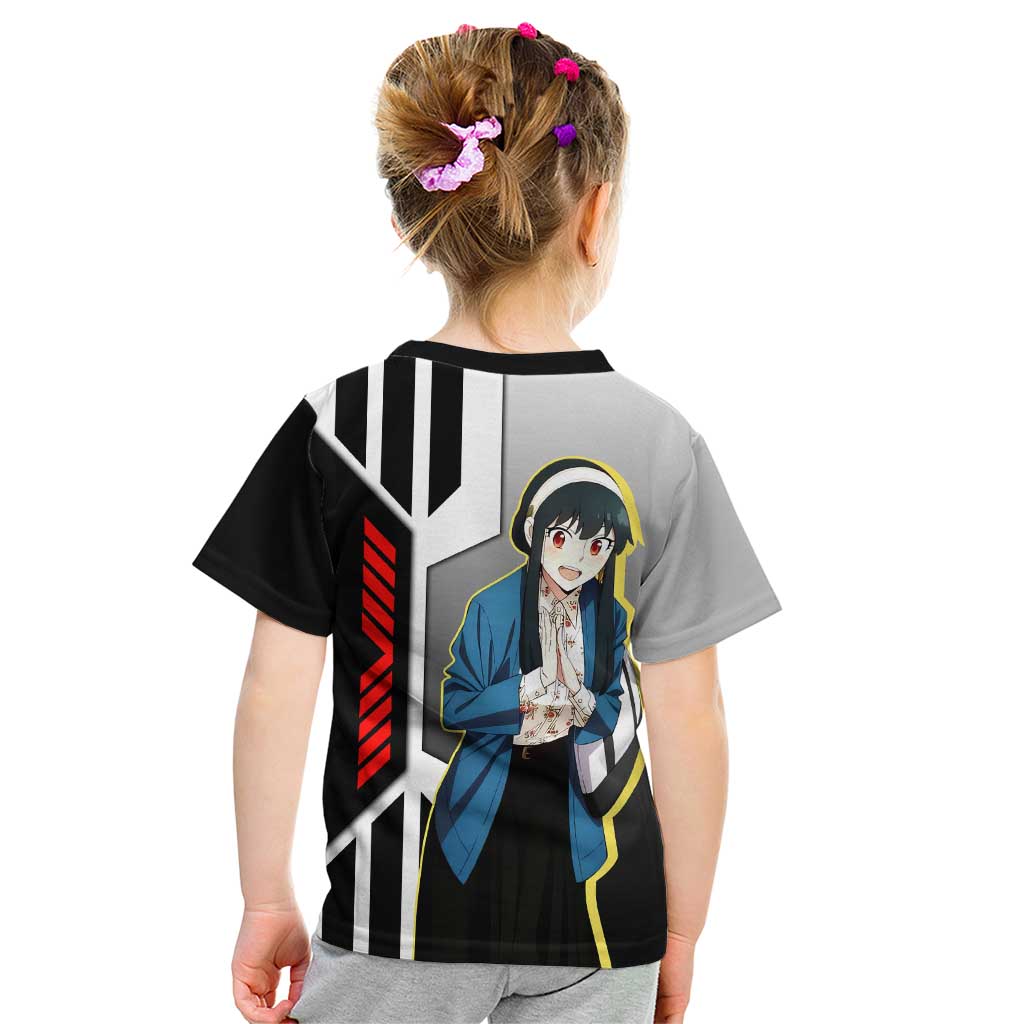 Yor Forger from Spy x Family Kid T Shirt with Cool Posing and Character Design - The Mazicc