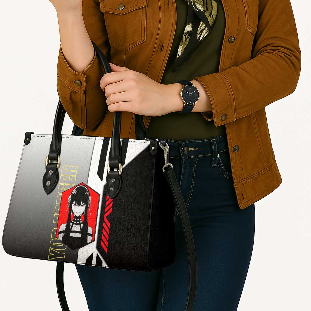 Yor Forger from Spy x Family Leather Bag with Cool Posing and Character Design - The Mazicc