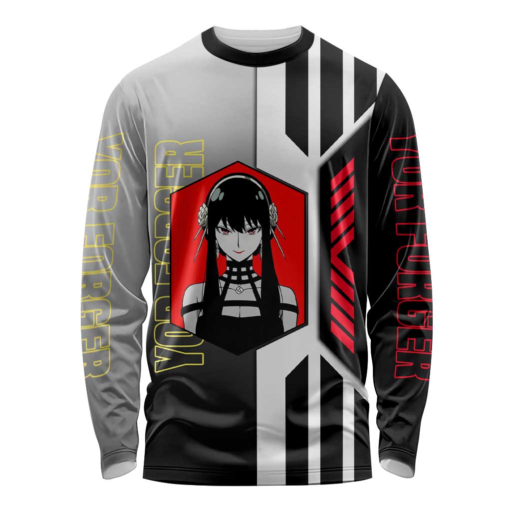 Yor Forger from Spy x Family Long Sleeve Shirt with Cool Posing and Character Design - The Mazicc
