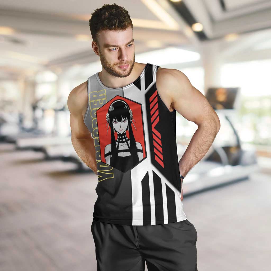 Yor Forger from Spy x Family Men Tank Top with Cool Posing and Character Design - The Mazicc