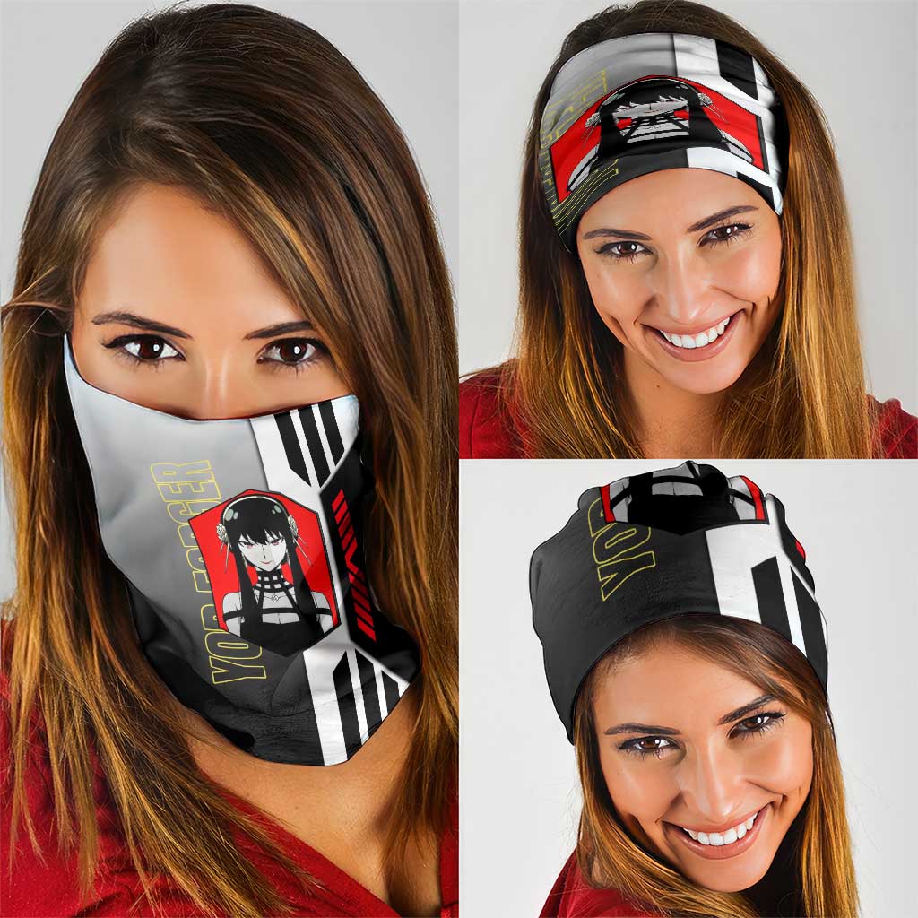 Yor Forger from Spy x Family Neck Gaiter with Cool Posing and Character Design - The Mazicc