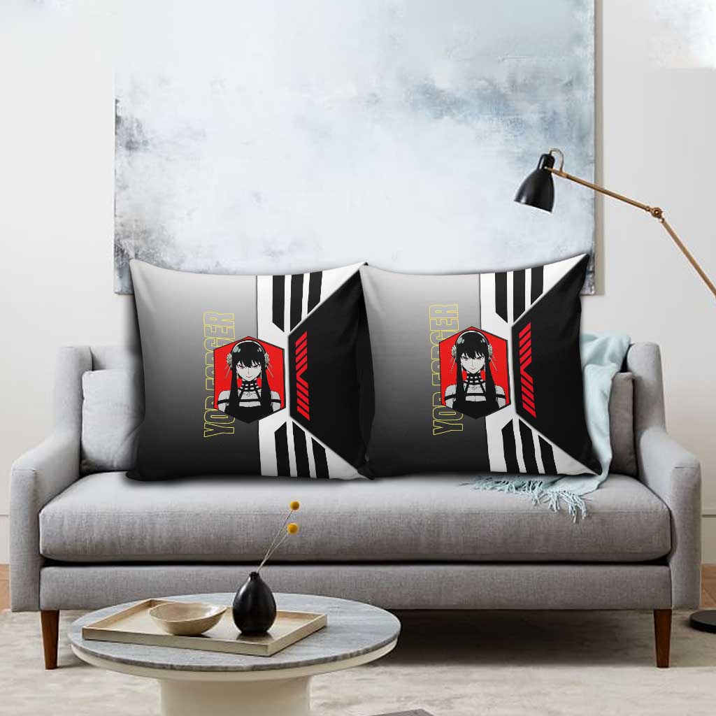 Yor Forger from Spy x Family Pillow Cover with Cool Posing and Character Design - The Mazicc