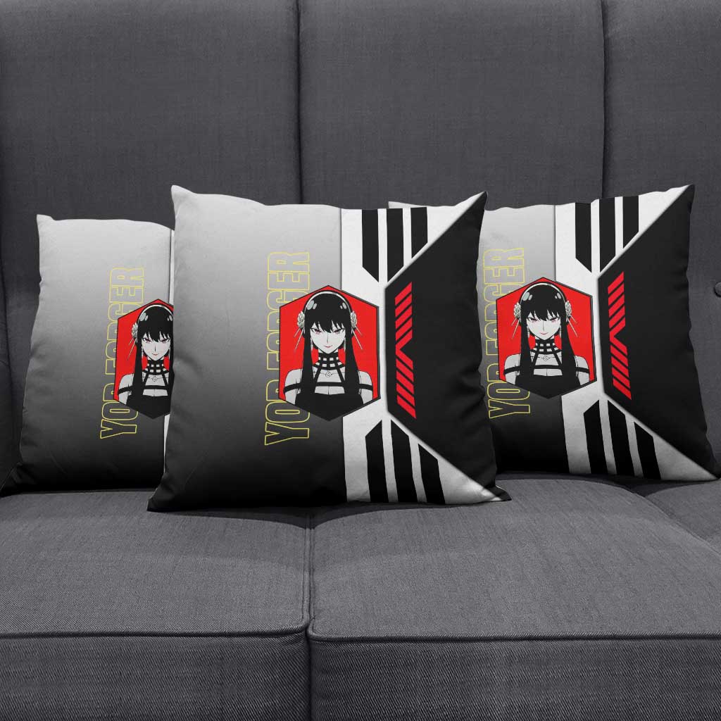 Yor Forger from Spy x Family Pillow Cover with Cool Posing and Character Design - The Mazicc