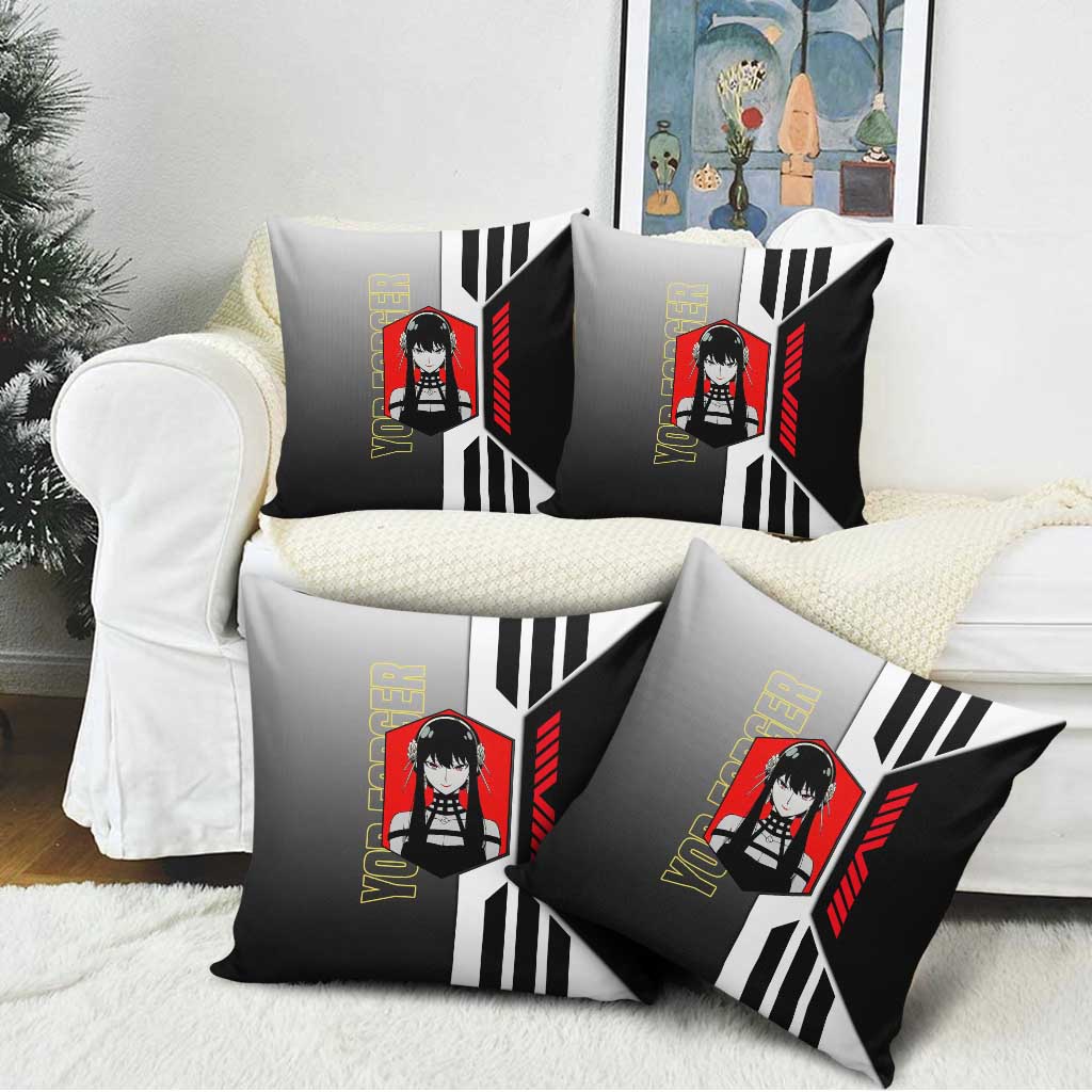 Yor Forger from Spy x Family Pillow Cover with Cool Posing and Character Design - The Mazicc