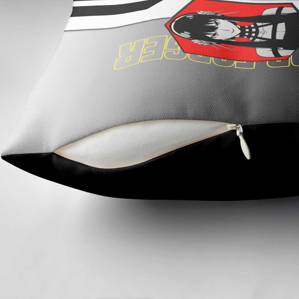 Yor Forger from Spy x Family Pillow Cover with Cool Posing and Character Design - The Mazicc