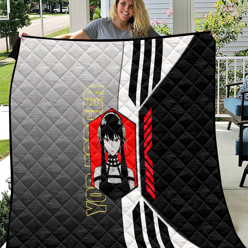 Yor Forger from Spy x Family Quilt with Cool Posing and Character Design - The Mazicc