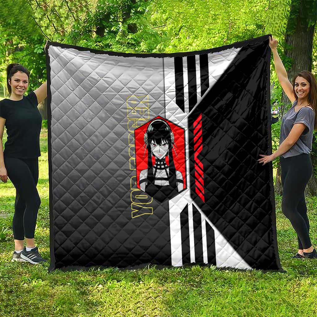 Yor Forger from Spy x Family Quilt with Cool Posing and Character Design - The Mazicc