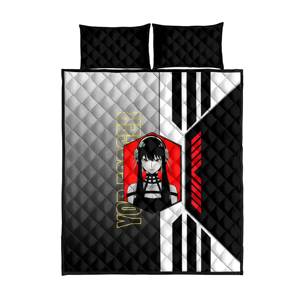 Yor Forger from Spy x Family Quilt Bed Set with Cool Posing and Character Design - The Mazicc