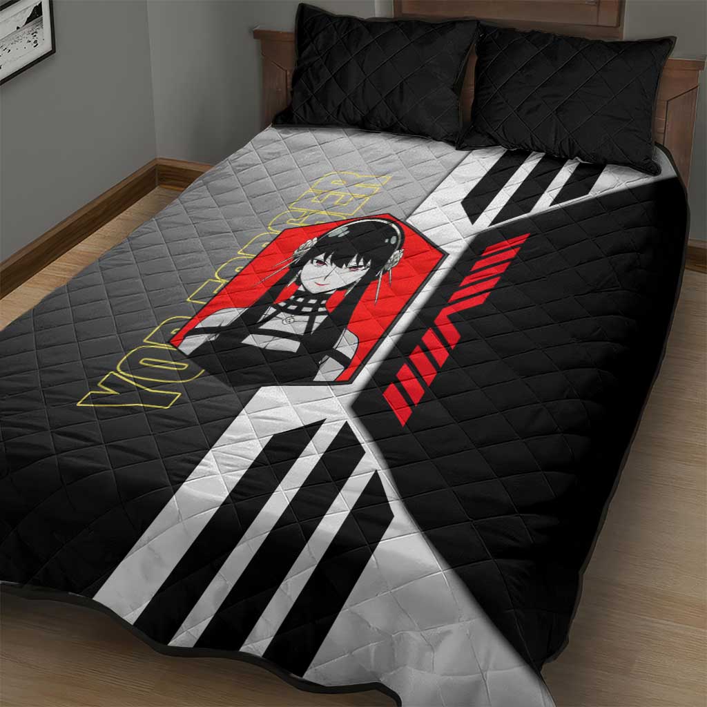 Yor Forger from Spy x Family Quilt Bed Set with Cool Posing and Character Design - The Mazicc