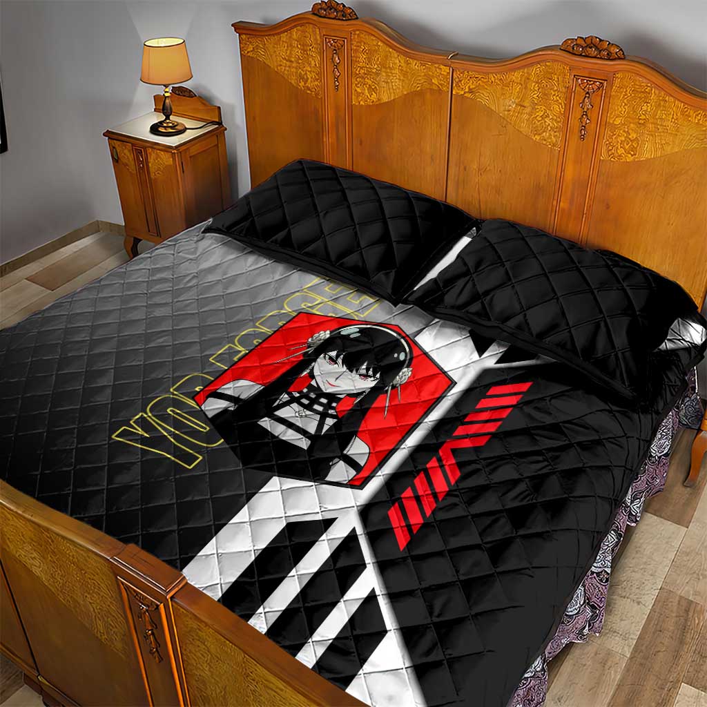 Yor Forger from Spy x Family Quilt Bed Set with Cool Posing and Character Design - The Mazicc