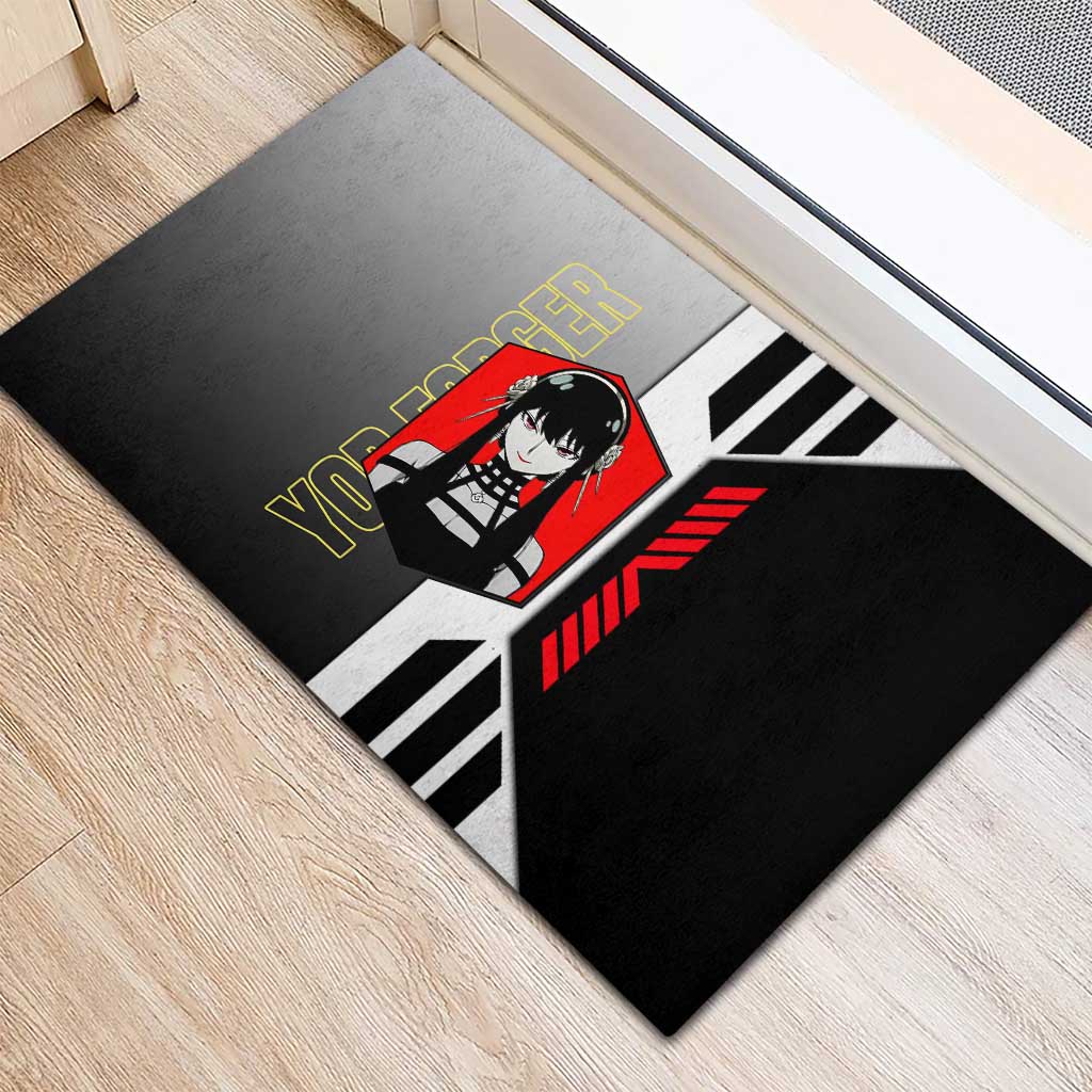 Yor Forger from Spy x Family Rubber Doormat with Cool Posing and Character Design - The Mazicc