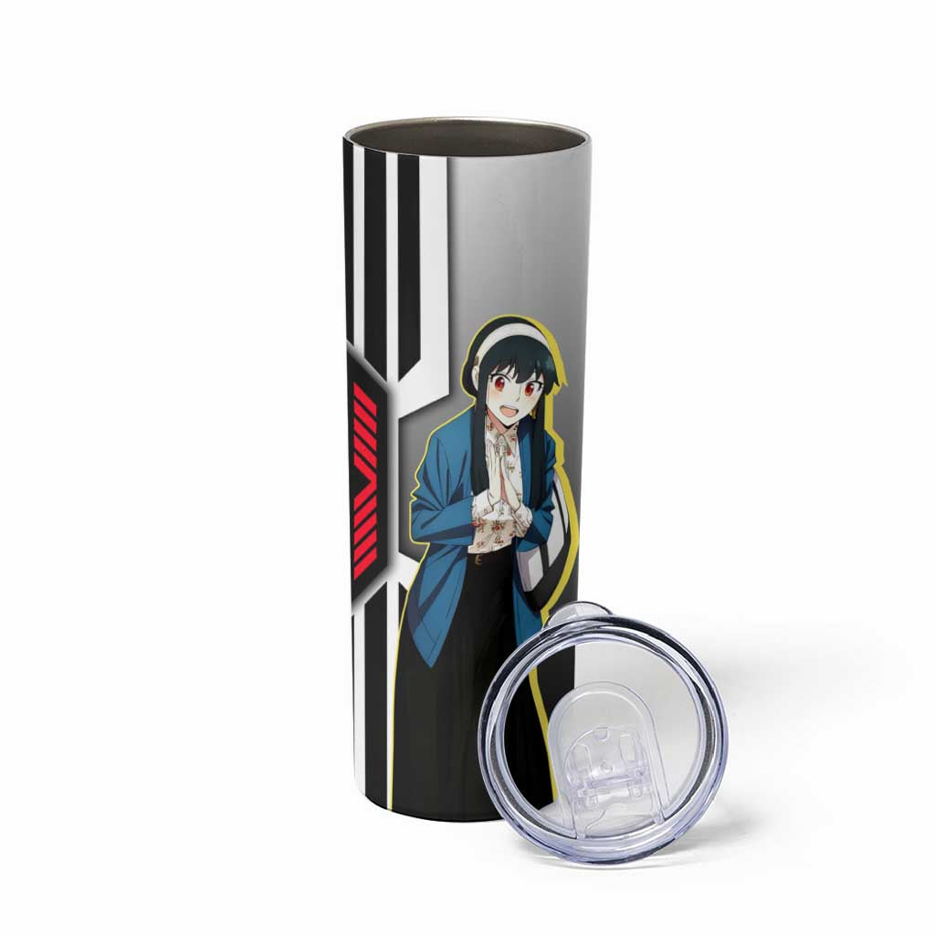 Yor Forger from Spy x Family Skinny Tumbler with Cool Posing and Character Design - The Mazicc