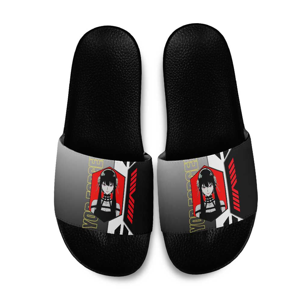 Yor Forger from Spy x Family Slide Sandals with Cool Posing and Character Design - The Mazicc