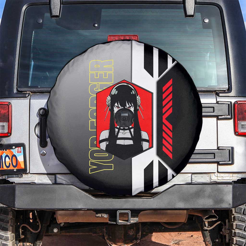 Yor Forger from Spy x Family Spare Tire Cover with Cool Posing and Character Design - The Mazicc