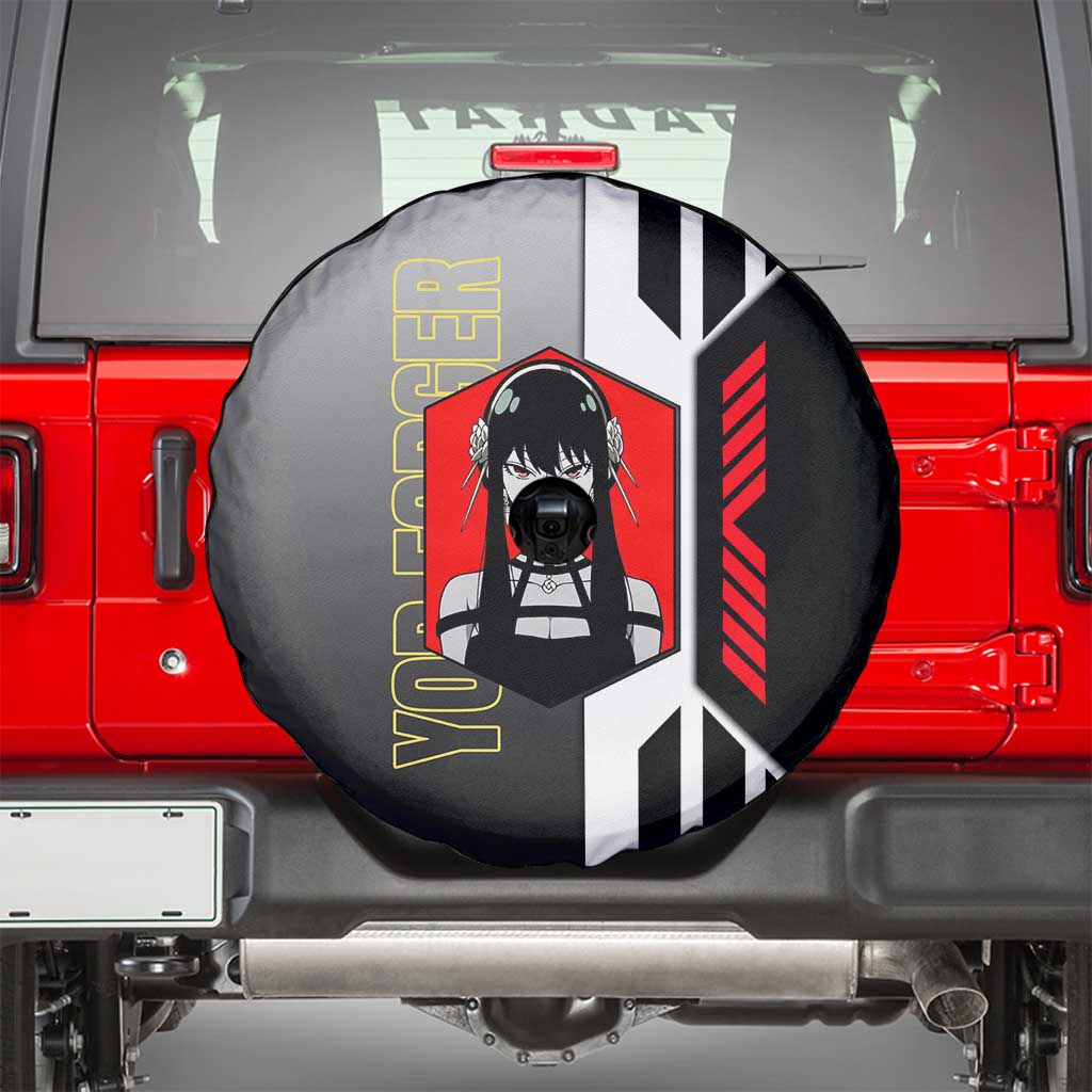 Yor Forger from Spy x Family Spare Tire Cover with Cool Posing and Character Design - The Mazicc
