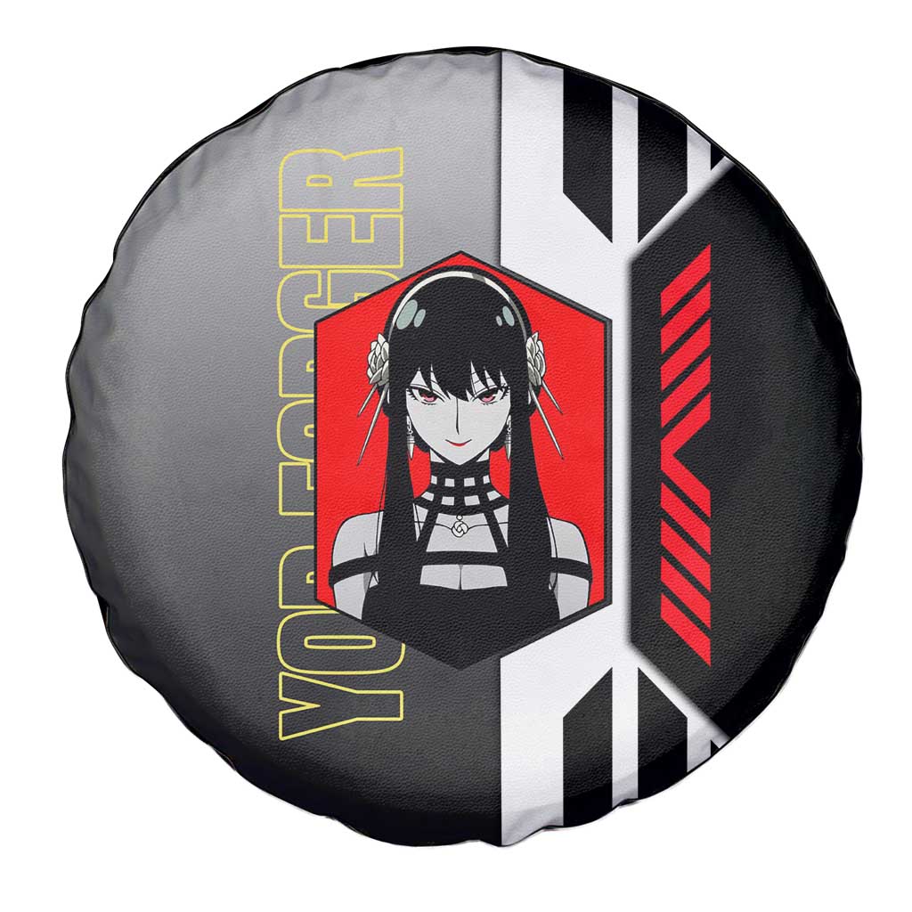 Yor Forger from Spy x Family Spare Tire Cover with Cool Posing and Character Design - The Mazicc