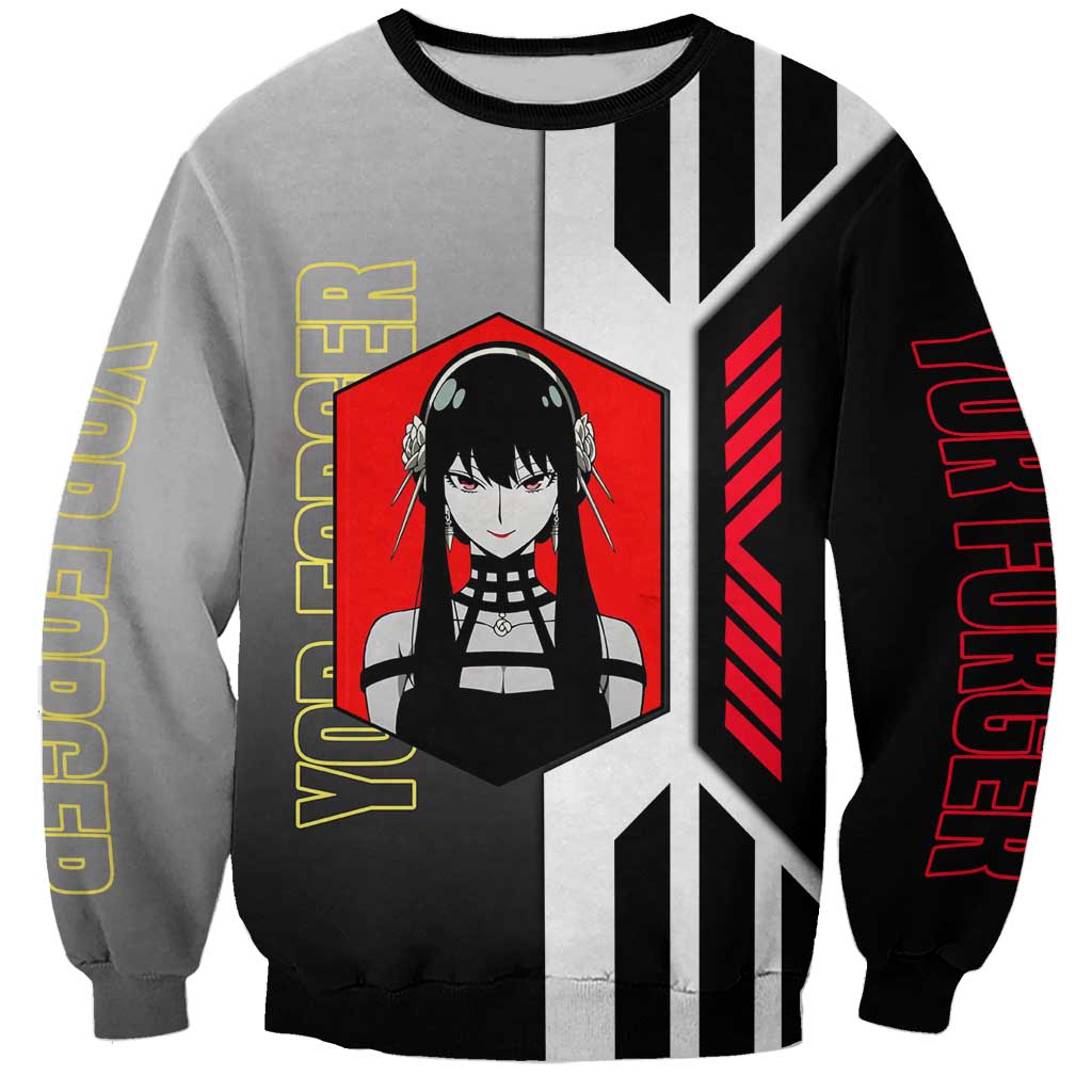 Yor Forger from Spy x Family Sweatshirt with Cool Posing and Character Design - The Mazicc