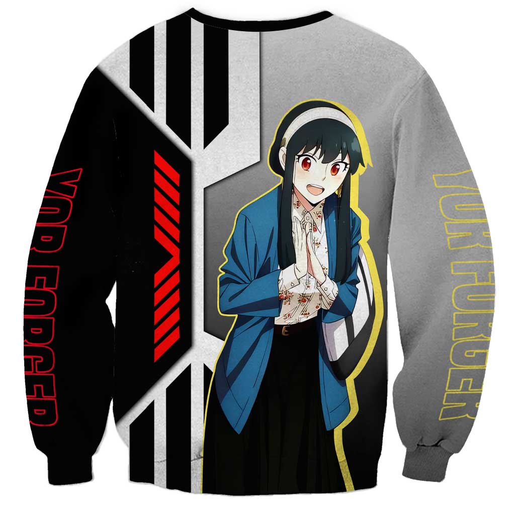 Yor Forger from Spy x Family Sweatshirt with Cool Posing and Character Design - The Mazicc
