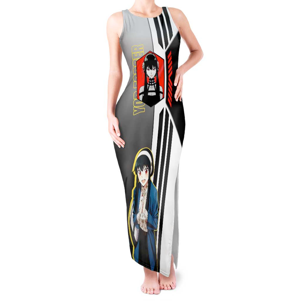Yor Forger from Spy x Family Tank Maxi Dress with Cool Posing and Character Design - The Mazicc