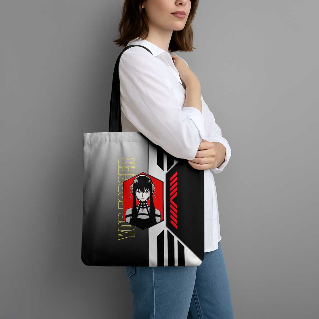 Yor Forger from Spy x Family Tote Bag with Cool Posing and Character Design - The Mazicc