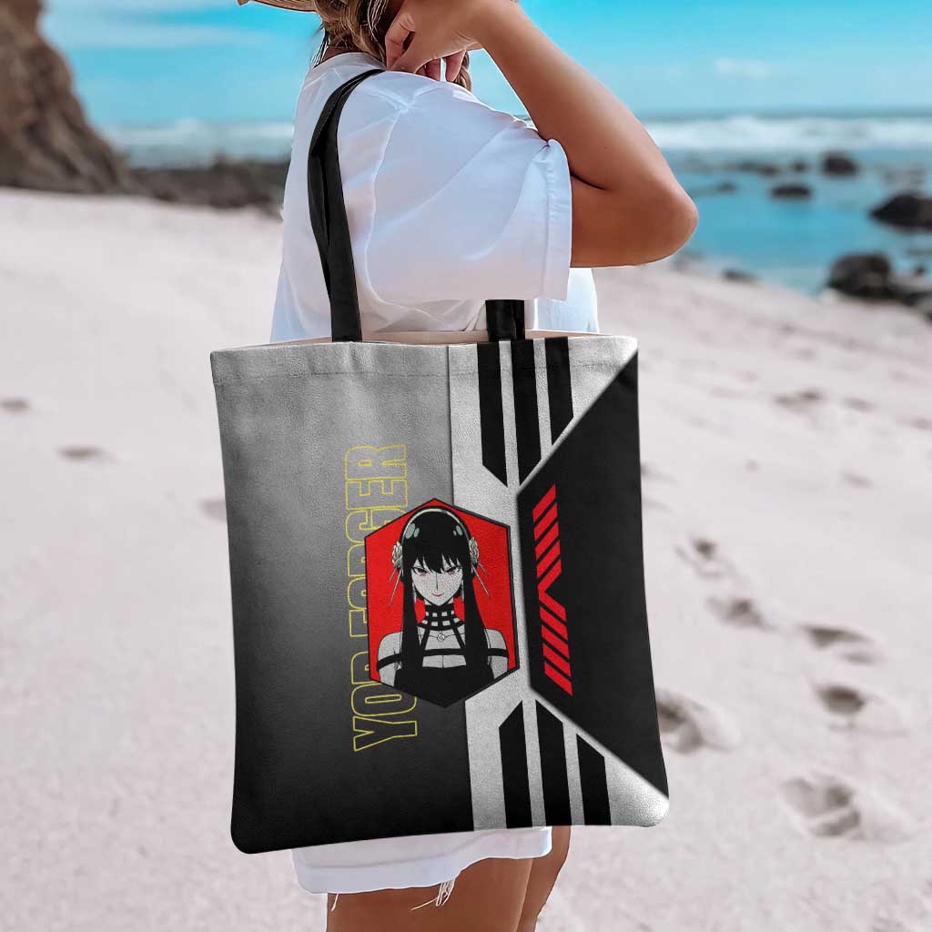 Yor Forger from Spy x Family Tote Bag with Cool Posing and Character Design - The Mazicc