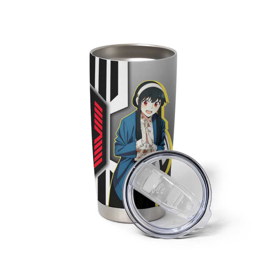 Yor Forger from Spy x Family Tumbler Cup with Cool Posing and Character Design - The Mazicc