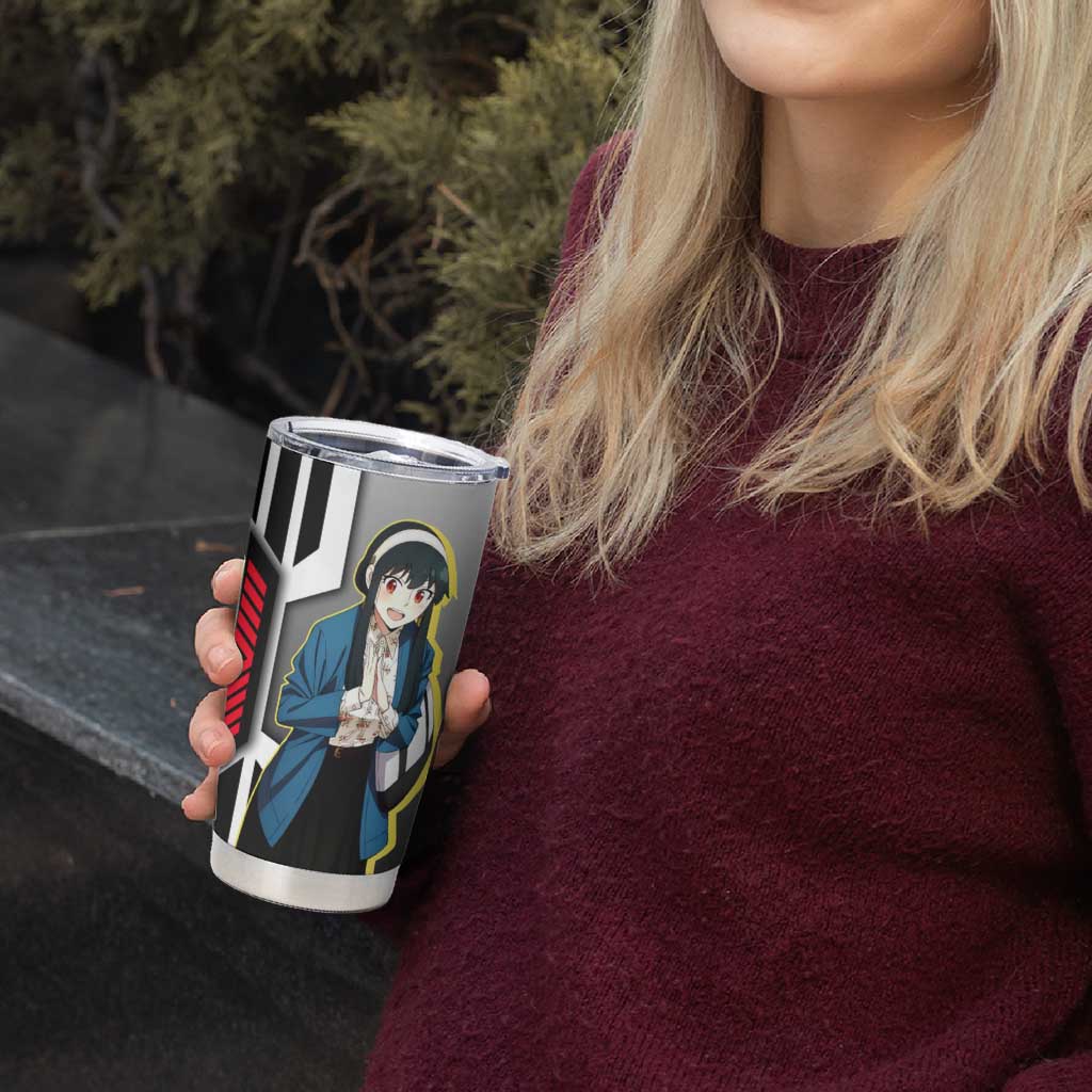 Yor Forger from Spy x Family Tumbler Cup with Cool Posing and Character Design - The Mazicc