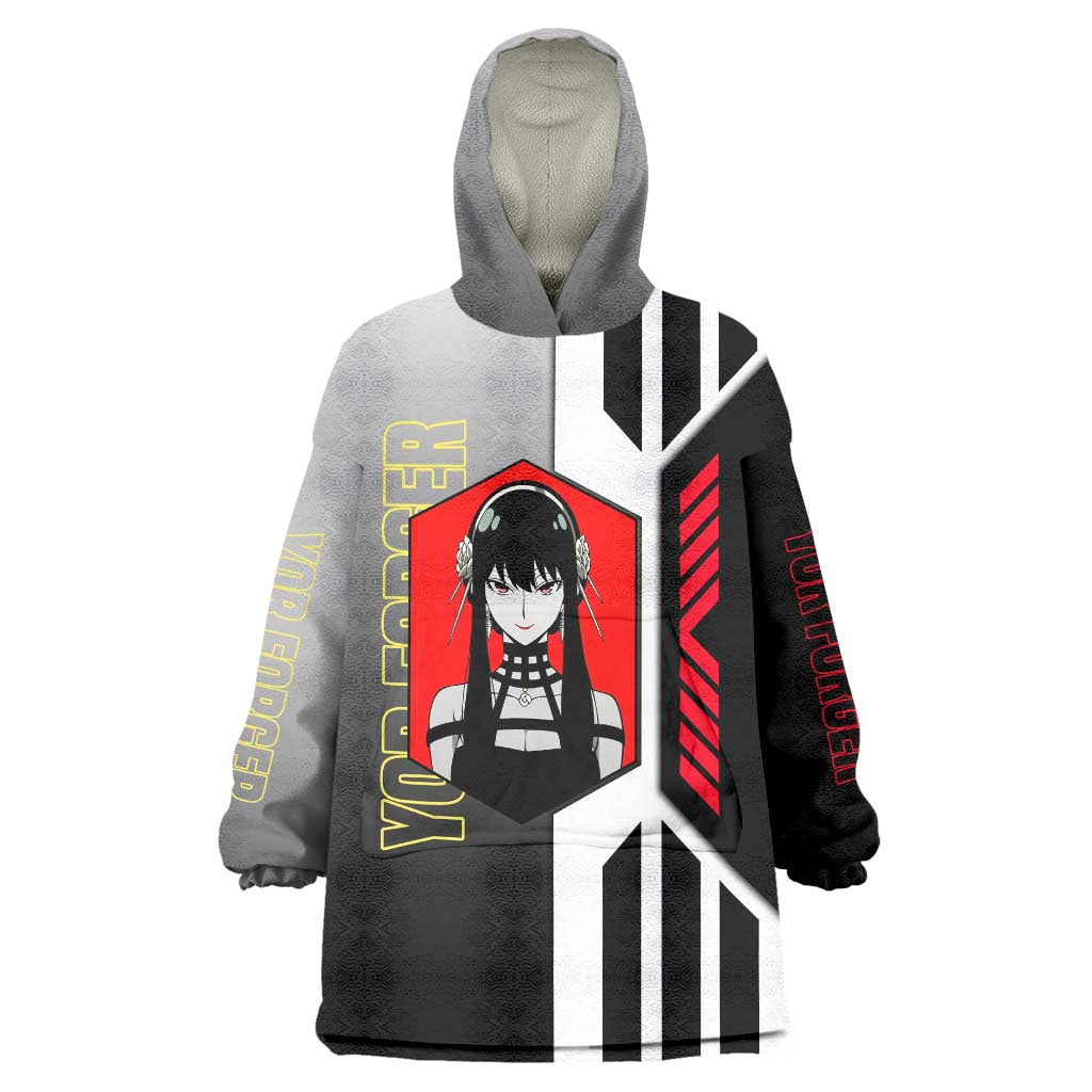 Yor Forger from Spy x Family Wearable Blanket Hoodie with Cool Posing and Character Design - The Mazicc