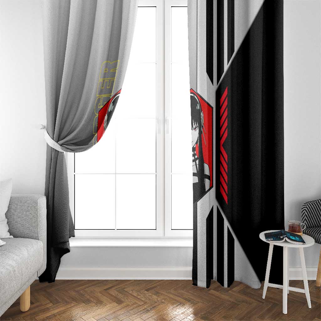 Yor Forger from Spy x Family Window Curtain with Cool Posing and Character Design - The Mazicc