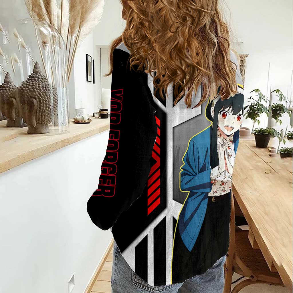 Yor Forger from Spy x Family Women Casual Shirt with Cool Posing and Character Design - The Mazicc