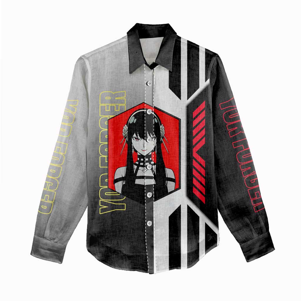 Yor Forger from Spy x Family Women Casual Shirt with Cool Posing and Character Design - The Mazicc