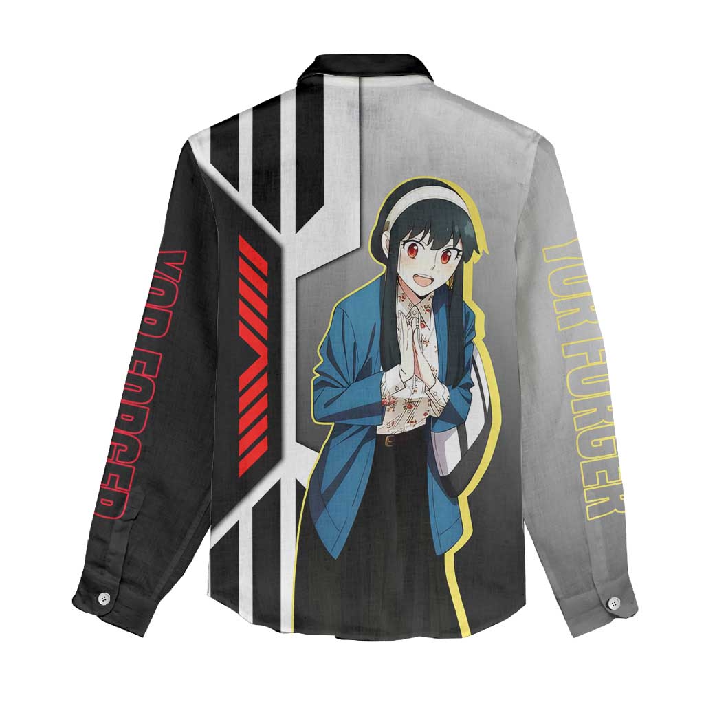 Yor Forger from Spy x Family Women Casual Shirt with Cool Posing and Character Design - The Mazicc
