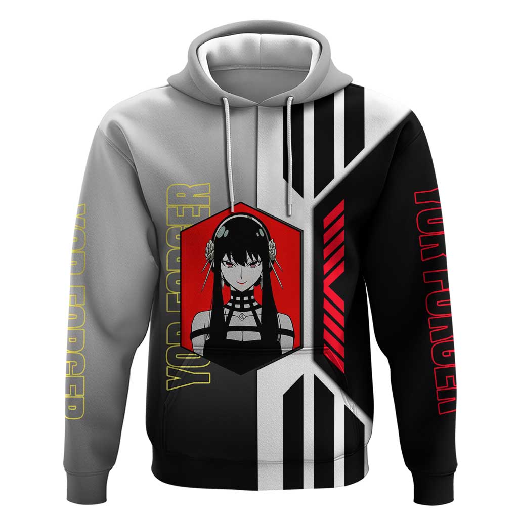 Yor Forger from Spy x Family Zip Hoodie with Cool Posing and Character Design - The Mazicc