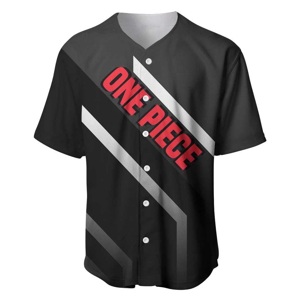 Marshall D. Teach One Piece Baseball Jersey with Blackbeard Pirate Pose and Fierce Design - The Mazicc