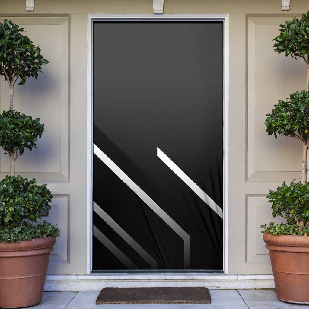 Marshall D. Teach One Piece Door Cover with Blackbeard Pirate Pose and Fierce Design - The Mazicc