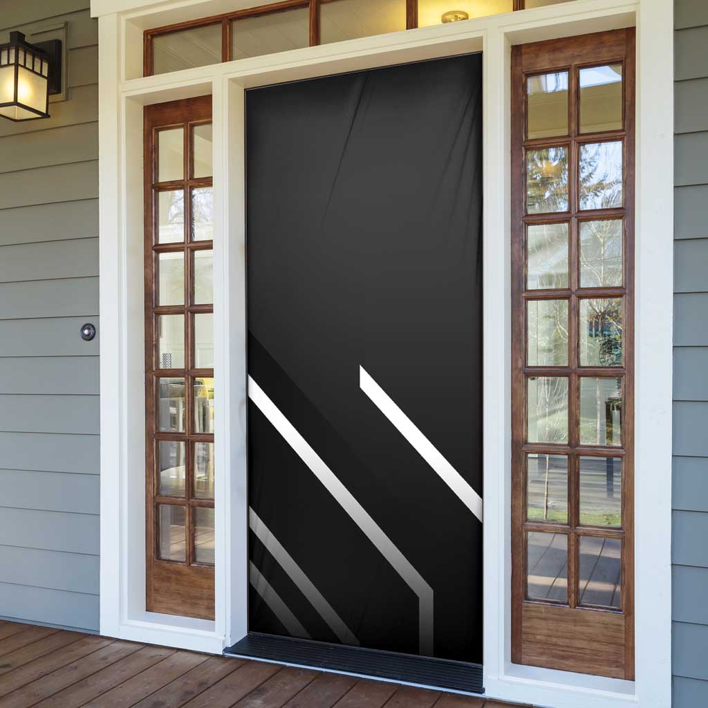 Marshall D. Teach One Piece Door Cover with Blackbeard Pirate Pose and Fierce Design - The Mazicc