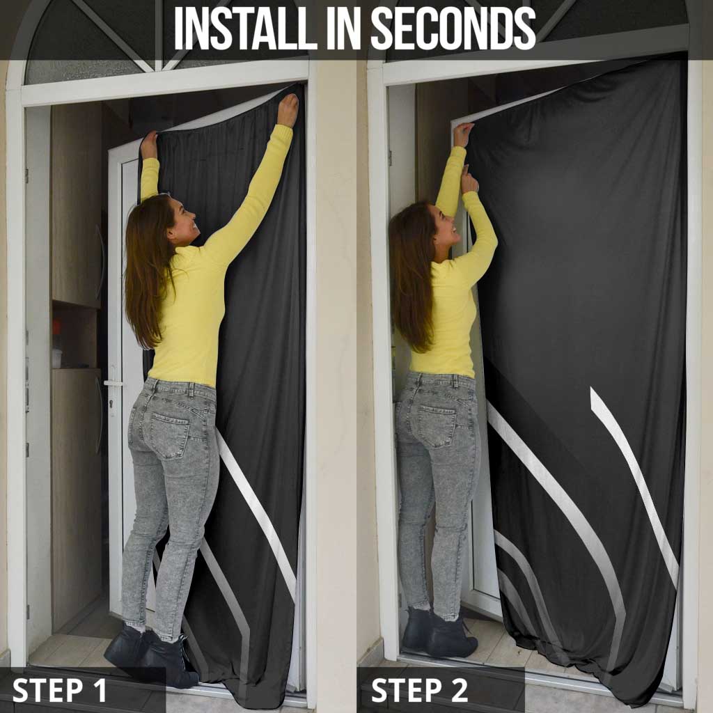 Marshall D. Teach One Piece Door Cover with Blackbeard Pirate Pose and Fierce Design - The Mazicc