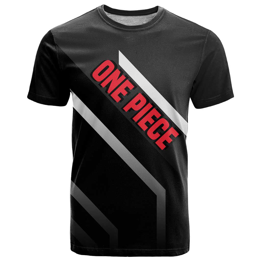 Marshall D. Teach One Piece T Shirt with Blackbeard Pirate Pose and Fierce Design - The Mazicc