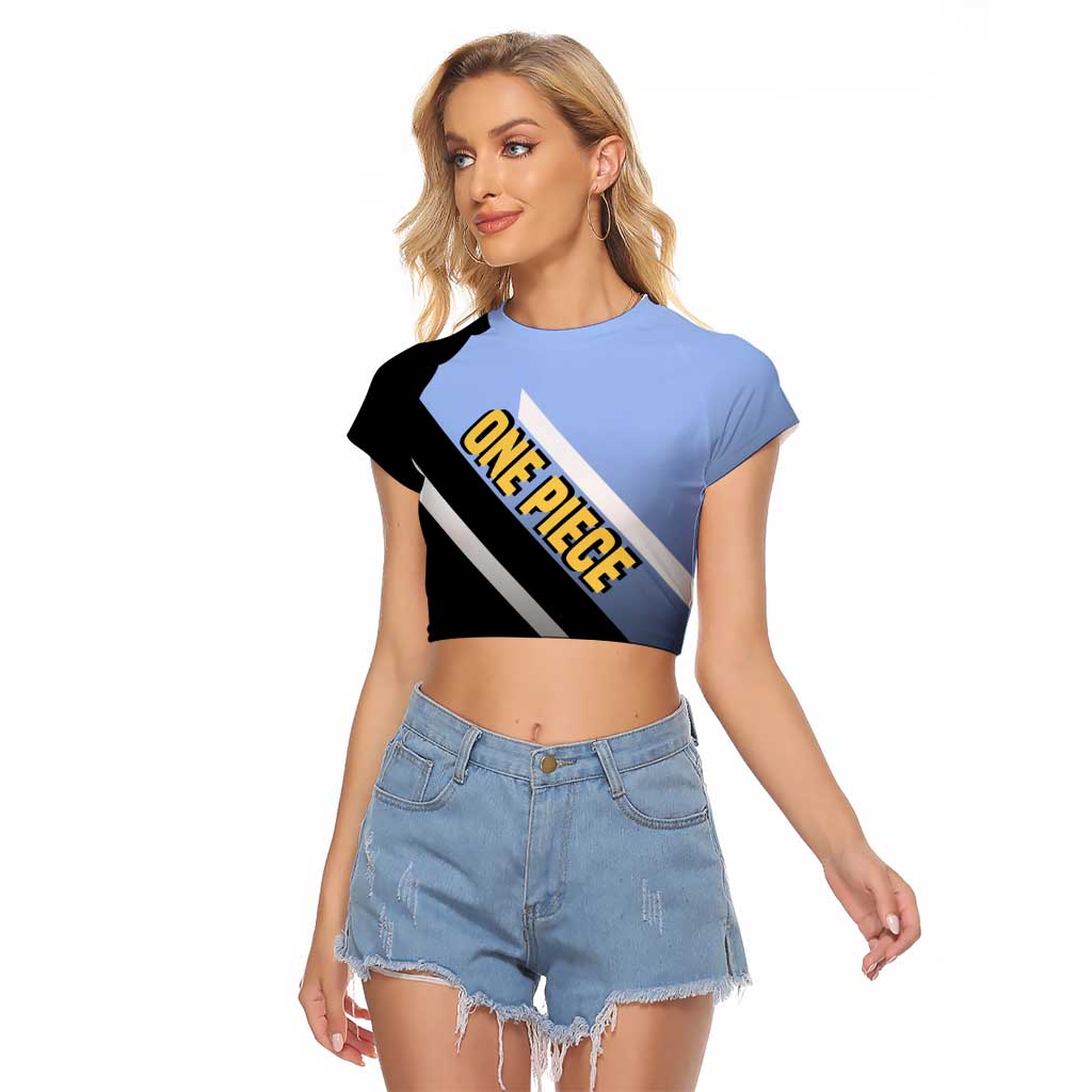 Kaido One Piece Raglan Cropped T Shirt with Dragon Form and Fierce Battle Pose Design - The Mazicc