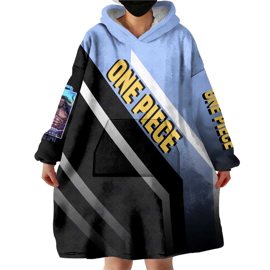 Kaido One Piece Wearable Blanket Hoodie with Dragon Form and Fierce Battle Pose Design - The Mazicc