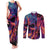 colorful-fire-skull-couples-matching-tank-maxi-dress-and-long-sleeve-button-shirts-im-not-rude-i-just-have-the-balls-to-say-what-everyone-else-is-thingking
