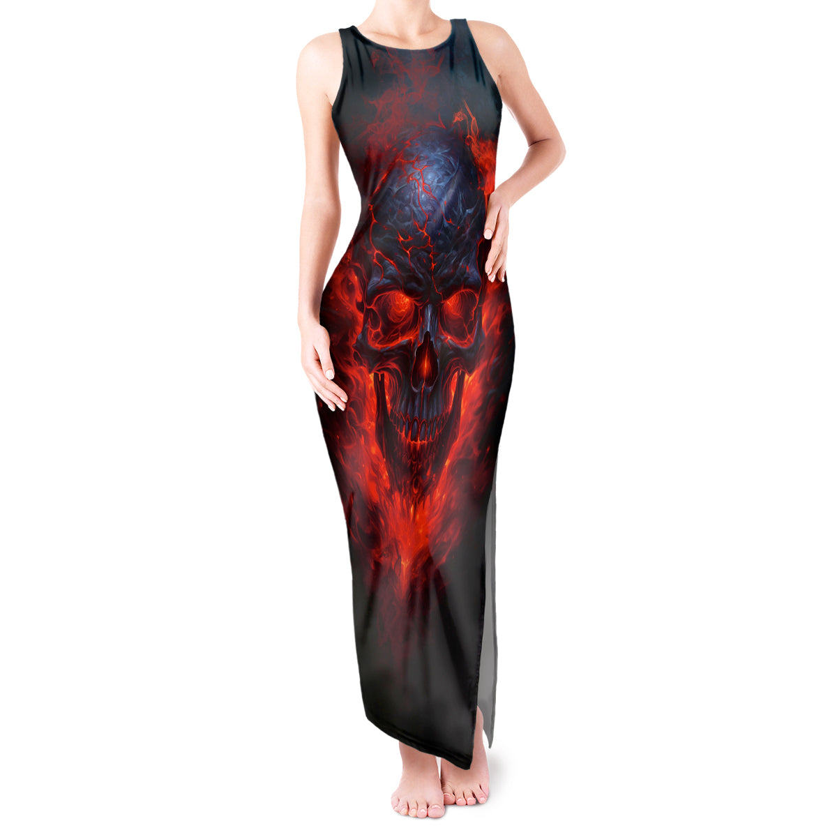 horror-skull-tank-maxi-dress-if-karma-doesnt-hit-you-trust-me-i-will