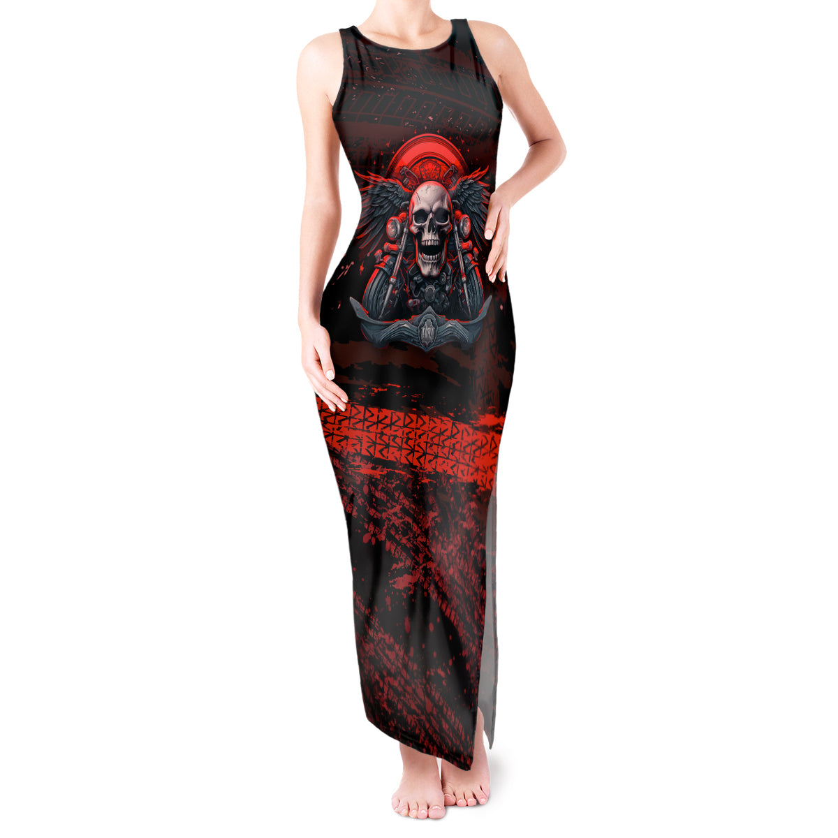 skull-biker-tank-maxi-dress-legend-never-die