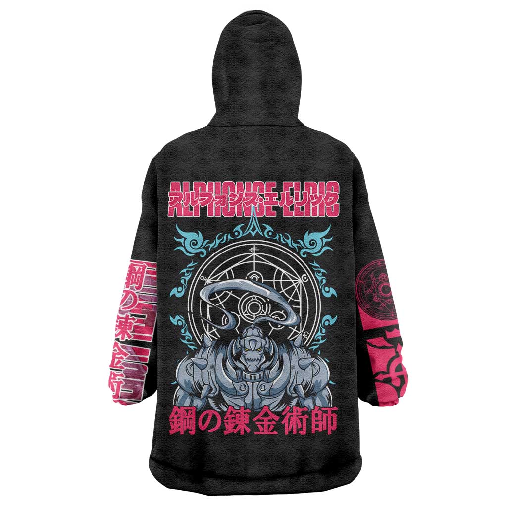 Alphonse Elric Fullmetal Alchemist Wearable Blanket Hoodie Anime Style