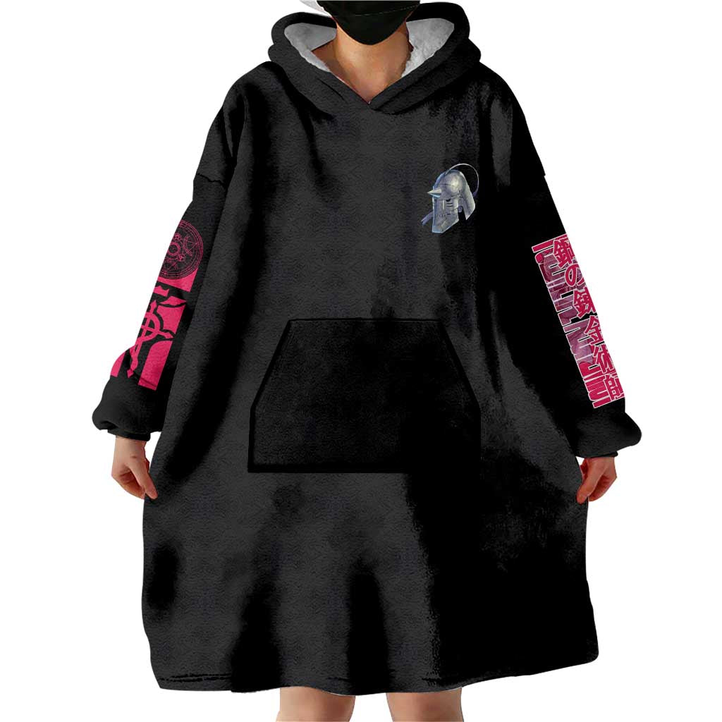 Alphonse Elric Fullmetal Alchemist Wearable Blanket Hoodie Anime Style