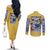 Trafalgar D. Law One Piece Couples Matching Off The Shoulder Long Sleeve Dress and Long Sleeve Button Shirt Anime Style