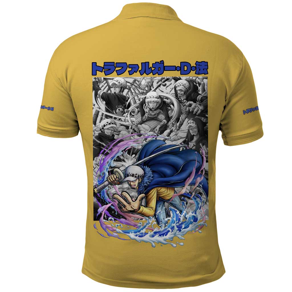 Trafalgar D. Law One Piece Polo Shirt Anime Style